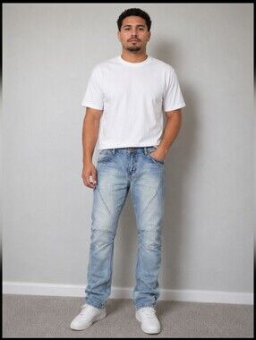 RS7 ROYAL 7EVEN Distressed Moto Jeans 30